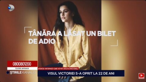 Stirile Kanal D – Visul Victoriei s-a oprit la 22 de ani… | Editie de seara