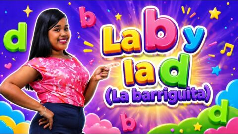 La b y la d (La Barriguita) 🎵📚 | Aprende las letras con la Prof. María Fernanda | Canción Infantil